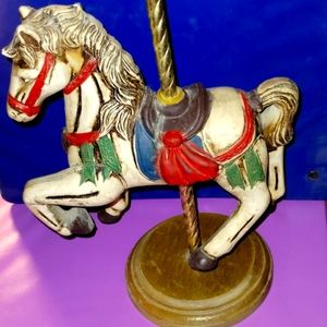 Vintage Ceramic Carousel Horse
